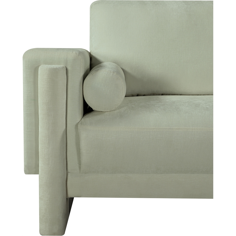 Meridian Furniture Madeline Mint Chenille Fabric Chair