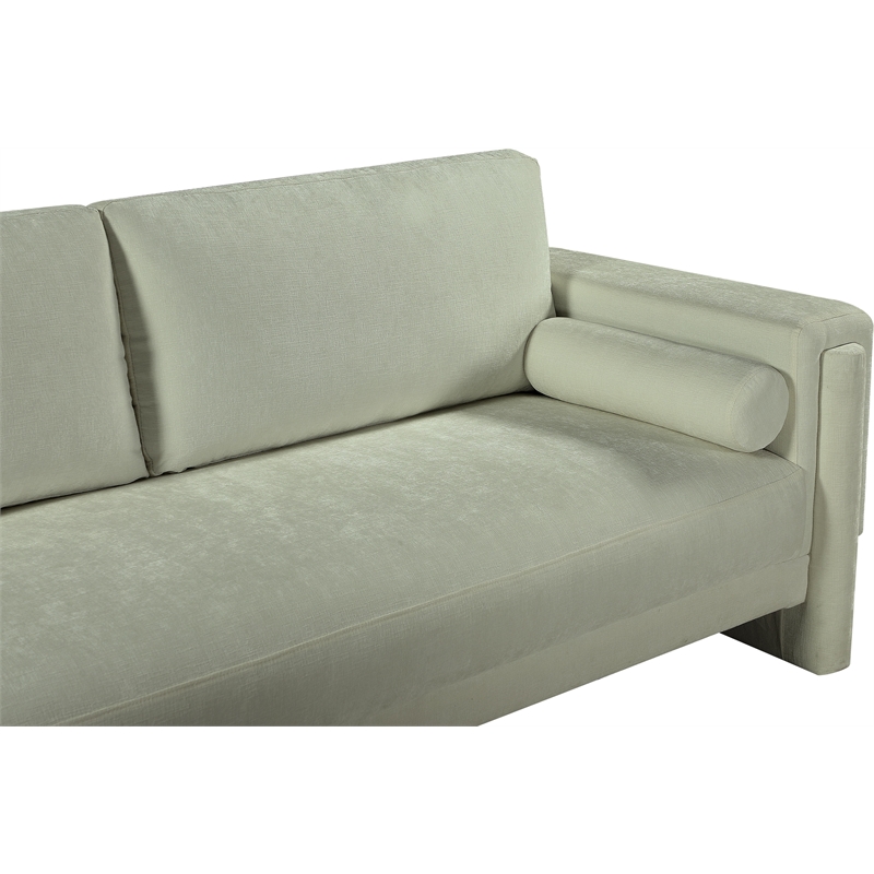 Meridian Furniture Madeline Mint Chenille Fabric Loveseat