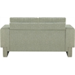 Meridian Furniture Madeline Mint Chenille Fabric Loveseat