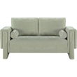 Meridian Furniture Madeline Mint Chenille Fabric Loveseat