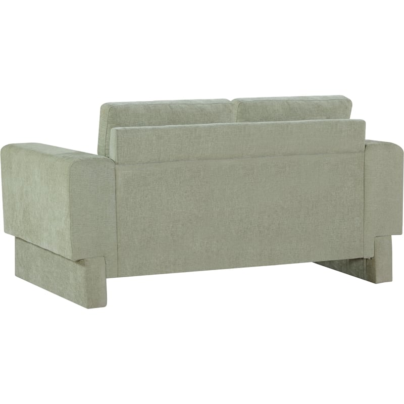 Meridian Furniture Madeline Mint Chenille Fabric Loveseat