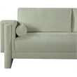 Meridian Furniture Madeline Mint Chenille Fabric Loveseat