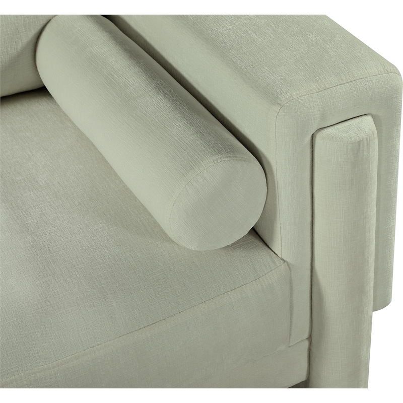 Meridian Furniture Madeline Mint Chenille Fabric Loveseat