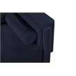Meridian Furniture Madeline Navy Chenille Fabric Loveseat