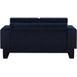 Meridian Furniture Madeline Navy Chenille Fabric Loveseat