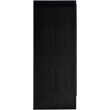 Meridian Furniture Fluted Black Oak Veneer Chest