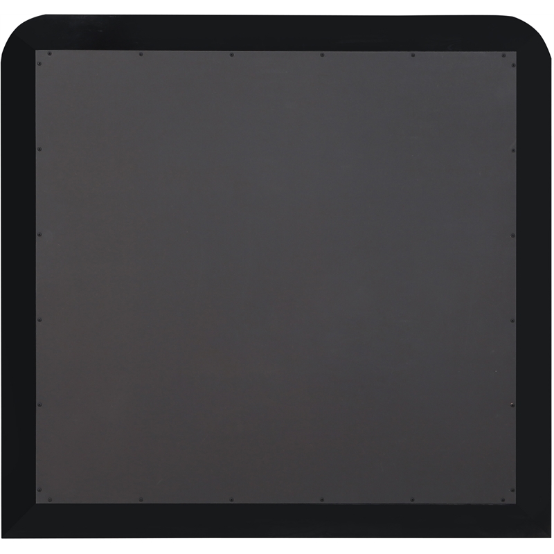 Meridian Furniture Fluted Black Mirror