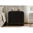 Meridian Furniture Fluted Black Night Stand