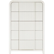 Meridian Furniture Fluted Cream Oak Veneer Chest