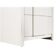 Meridian Furniture Fluted Cream Night Stand