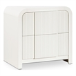 Meridian Furniture Fluted Cream Night Stand