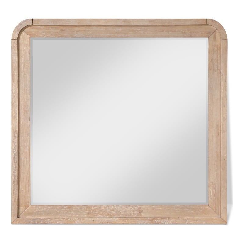 Meridian Furniture Fluted Natural Mirror