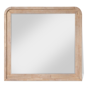 Meridian Furniture Fluted Natural Mirror