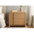Meridian Furniture Fluted Natural Night Stand