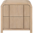 Meridian Furniture Fluted Natural Night Stand
