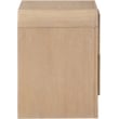 Meridian Furniture Fluted Natural Night Stand