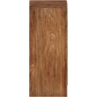 Meridian Furniture Fluted Walnut Oak Veneer Chest