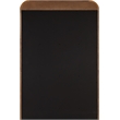 Meridian Furniture Fluted Walnut Oak Veneer Chest
