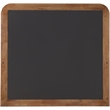 Meridian Furniture Fluted Walnut Mirror