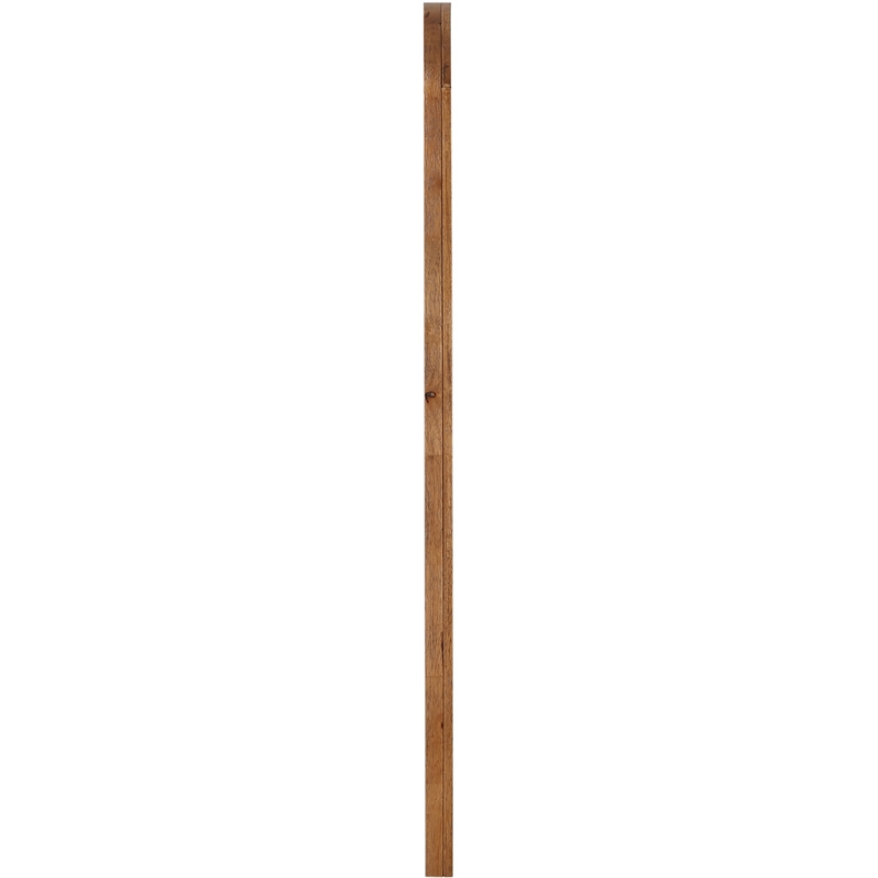 Meridian Furniture Fluted Walnut Mirror