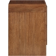 Meridian Furniture Fluted Walnut Night Stand