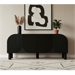 Meridian Furniture Casablanca Black Wood Veneer Sideboard/Buffet