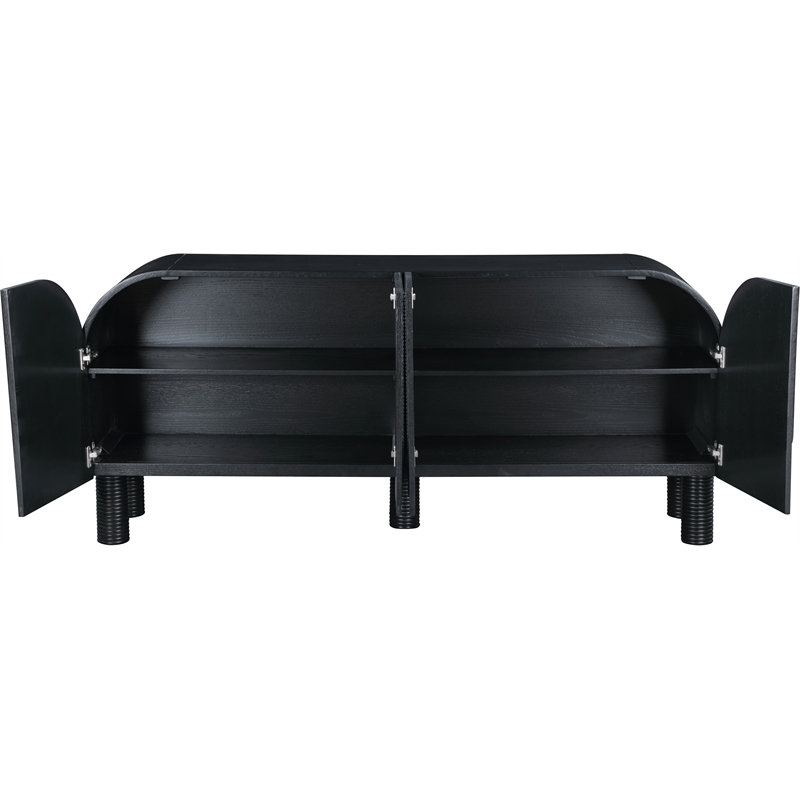 Meridian Furniture Casablanca Black Wood Veneer Sideboard/Buffet