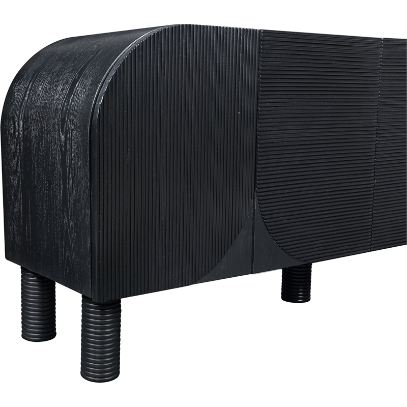 Meridian Furniture Casablanca Black Wood Veneer Sideboard/Buffet