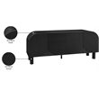 Meridian Furniture Casablanca Black Wood Veneer Sideboard/Buffet