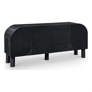 Meridian Furniture Casablanca Black Wood Veneer Sideboard/Buffet