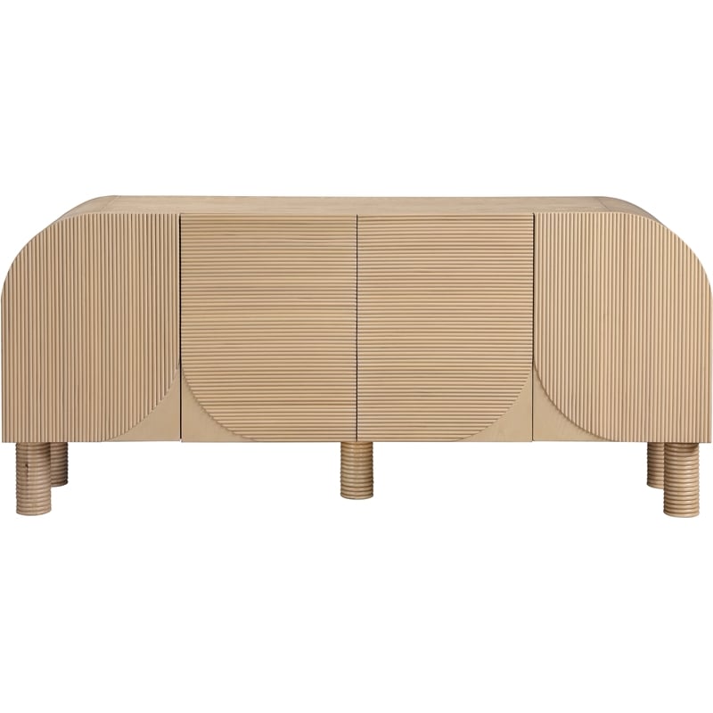 Meridian Furniture Casablanca Oak Wood Veneer Sideboard/Buffet