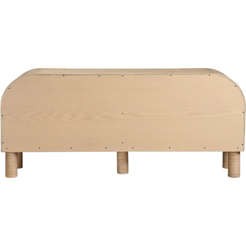 Meridian Furniture Casablanca Oak Wood Veneer Sideboard/Buffet