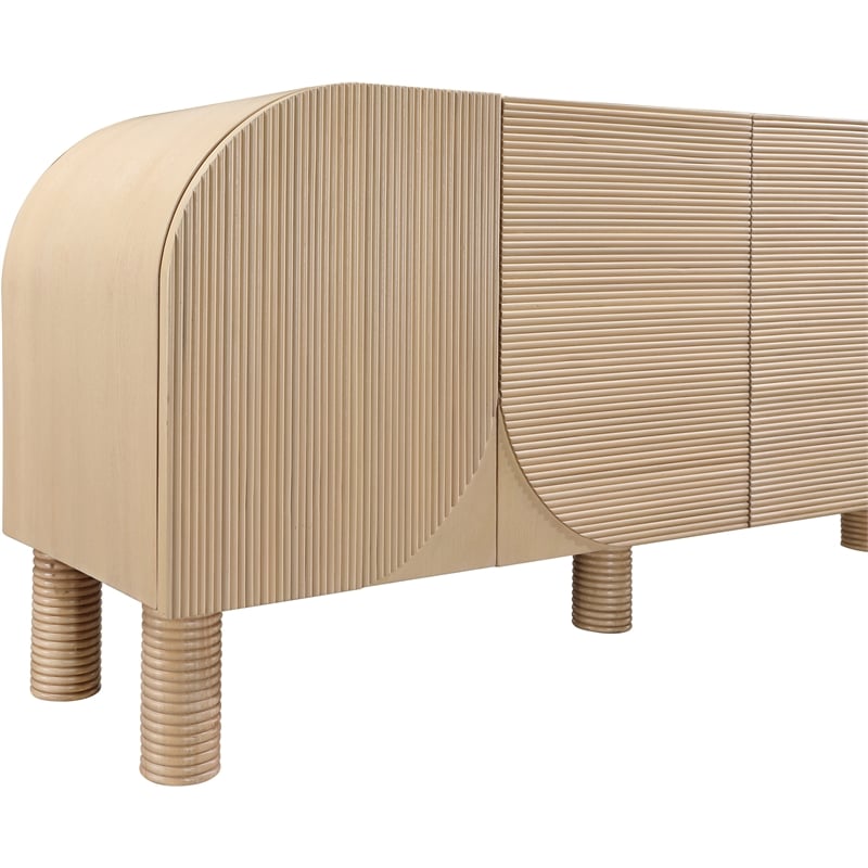 Meridian Furniture Casablanca Oak Wood Veneer Sideboard/Buffet