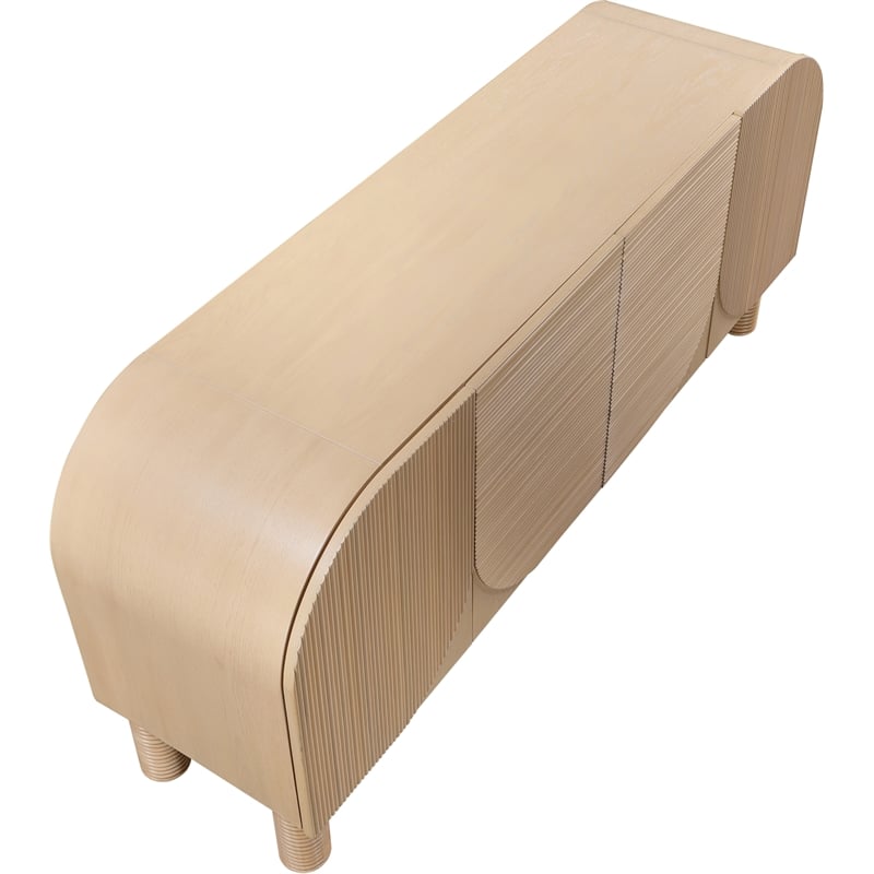 Meridian Furniture Casablanca Oak Wood Veneer Sideboard/Buffet