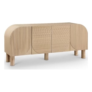 Meridian Furniture Casablanca Oak Wood Veneer Sideboard/Buffet