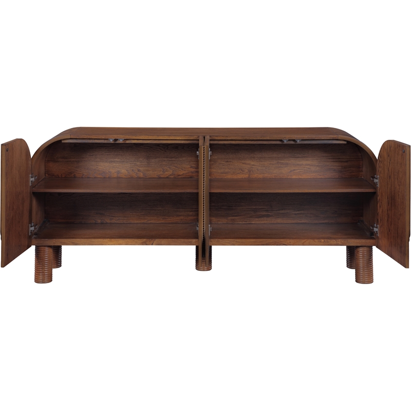 Meridian Furniture Casablanca Walnut Wood Veneer Sideboard/Buffet