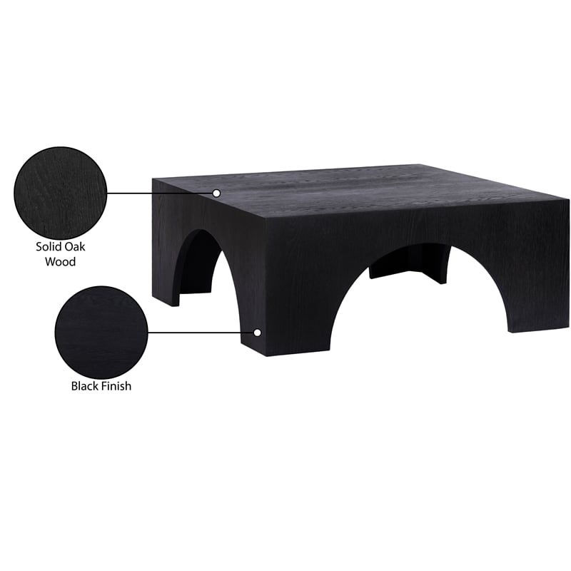 Meridian Furniture Arch Black Coffee Table