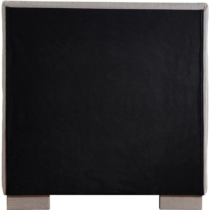 Meridian Furniture Paxton Beige Chenille Fabric Twin Bed