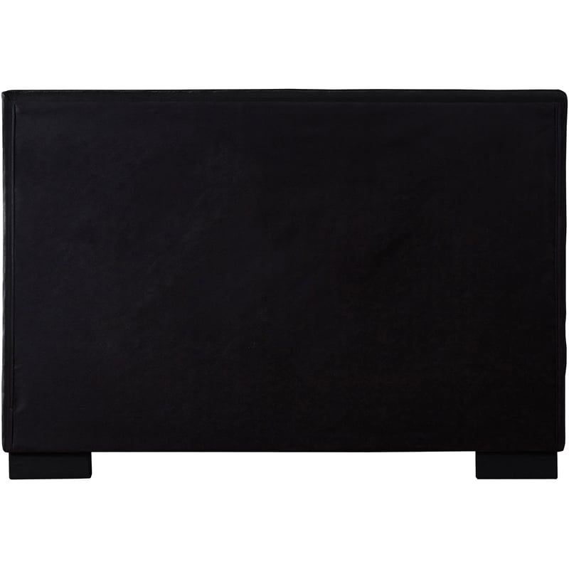Meridian Furniture Paxton Black Chenille Fabric Full Bed
