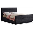 Meridian Furniture Paxton Black Chenille Fabric Full Bed