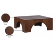 Meridian Furniture Arch Brown Coffee Table