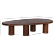 Meridian Furniture Beekman Brown Coffee Table