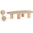 Meridian Furniture Beekman Oak Coffee Table