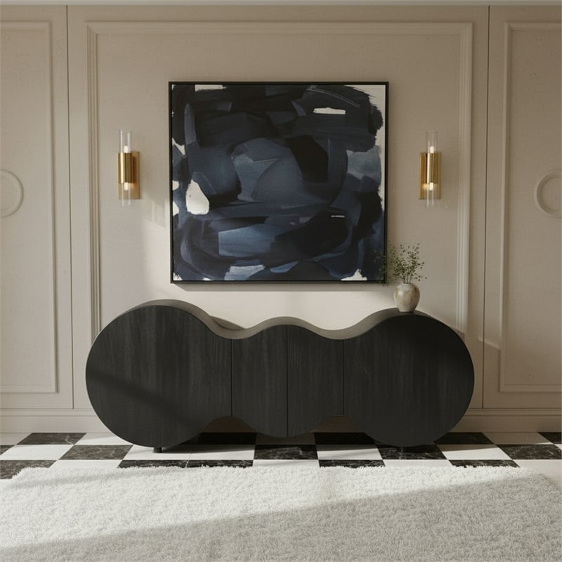 Meridian Furniture Sono Black Sideboard/Buffet