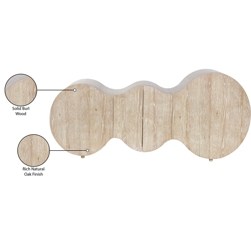 Meridian Furniture Sono Oak Sideboard/Buffet