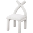Meridian Furniture Xena Cream Boucle Fabric Accent/Dining Chair