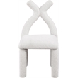 Meridian Furniture Xena Cream Boucle Fabric Accent/Dining Chair