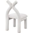 Meridian Furniture Xena Cream Boucle Fabric Accent/Dining Chair