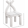 Meridian Furniture Xena Cream Boucle Fabric Accent/Dining Chair