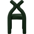 Meridian Furniture Xena Green Boucle Fabric Accent/Dining Chair